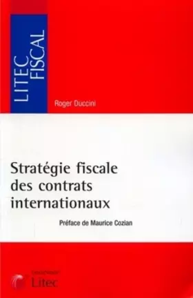 Couverture du produit · Stratégie fiscale des contrats internationaux