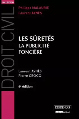 Couverture du produit · Droit civil : Les sûretés, la publicité foncière