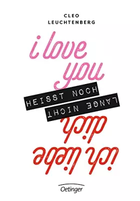 Couverture du produit · I love you heißt noch lange nicht Ich liebe dich
