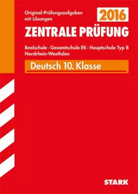 Couverture du produit · Zentrale Prüfung Realschule/Hauptschule Typ B NRW - Deutsch