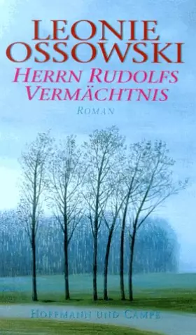 Couverture du produit · Herrn Rudolfs Vermächtnis.