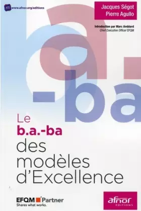 Couverture du produit · Le b.a.-ba des modèles d'excellence