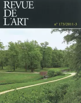 Couverture du produit · Revue de l'art, N° 173/2011-3 :
