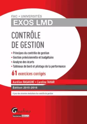 Couverture du produit · Exos LMD - Contrôle de gestion