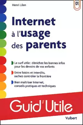Couverture du produit · Internet à l'usage des parents
