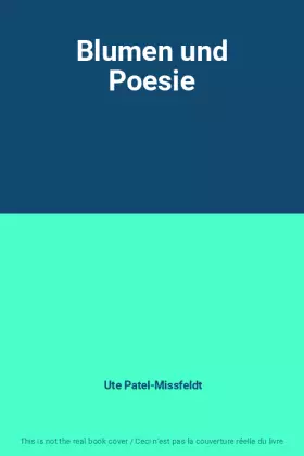Couverture du produit · Blumen und Poesie
