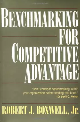 Couverture du produit · Benchmarking for Competitive Advantage