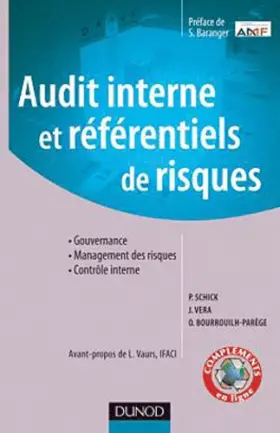 Couverture du produit · Audit interne et référentiels de risques: Gouvernance - Management des risques - Contrôle interne