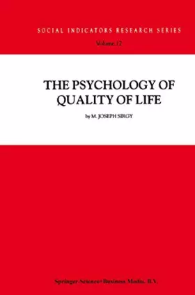 Couverture du produit · The Psychology of Quality of Life