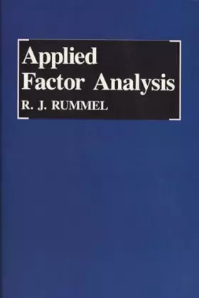 Couverture du produit · Applied Factor Analysis