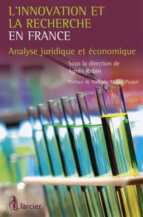 Couverture du produit · L'innovation et la recherche en France: Analyse juridique et économique