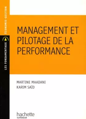 Couverture du produit · Management et pilotage de la performance