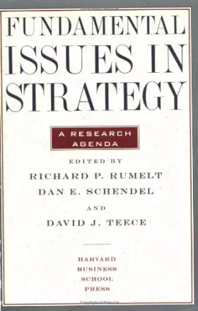 Couverture du produit · Fundamental Issues in Strategy: A Research Agenda