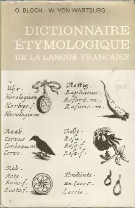 Couverture du produit · Dictionnaire étymologique de la langue française