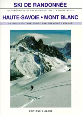 Couverture du produit · Ski de randonnée, Haute-Savoie Mont-Blanc