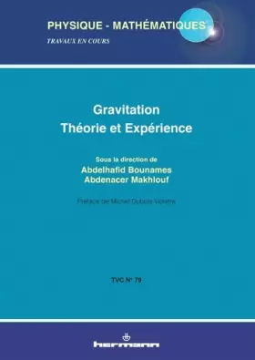 Couverture du produit · Gravitation: Théorie et expérience