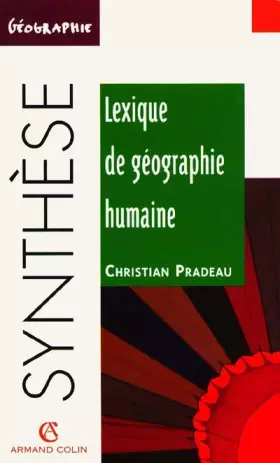 Couverture du produit · Lexique de géographie humaine