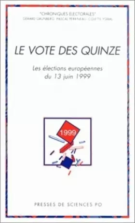 Couverture du produit · Les élections européennes de juin 1999
