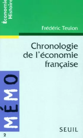 Couverture du produit · Chronologie de l'économie française