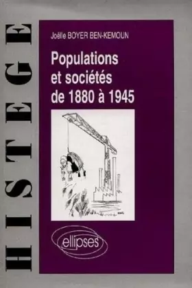 Couverture du produit · Populations et sociétés de 1880 à 1945