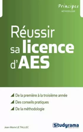 Couverture du produit · Réussir sa licence d'AES