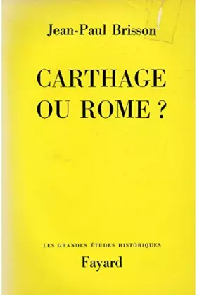 Couverture du produit · Carthage ou Rome?