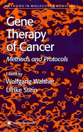 Couverture du produit · Gene Therapy of Cancer: Methods and Protocols