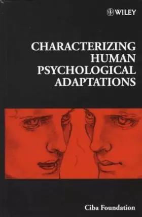 Couverture du produit · Characterizing Human Psychological Adaptations