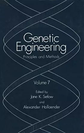 Couverture du produit · Genetic Engineering: Principles And Methods