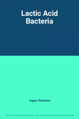 Couverture du produit · Lactic Acid Bacteria