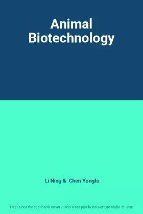Couverture du produit · Animal Biotechnology