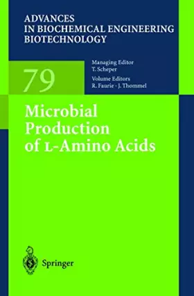 Couverture du produit · Microbial Production of L-Amino Acids