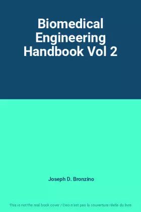 Couverture du produit · Biomedical Engineering Handbook Vol 2