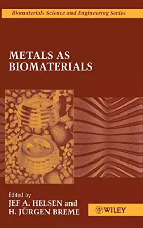 Couverture du produit · Metals As Biomaterials