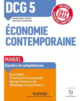 Couverture du produit · DCG 5 Economie contemporaine - Manuel - Réforme 2019-2020: Réforme Expertise comptable 2019-2020 (2019-2020)