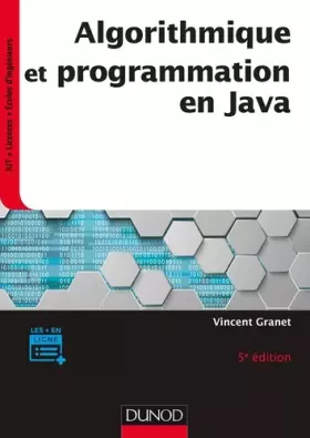 Couverture du produit · Algorithmique et programmation en Java - 5e éd. - Cours et exercices corrigés: Cours et exercices corrigés