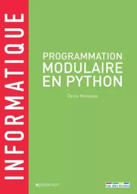 Couverture du produit · Programmation modulaire en python
