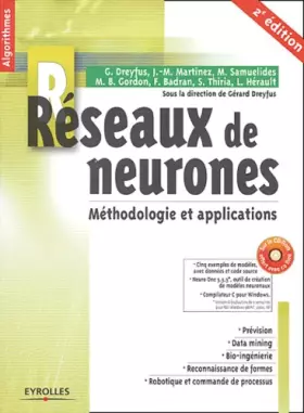 Couverture du produit · Réseaux de neurones (1 livre + 1CD-Rom) : Méthodologie et applications