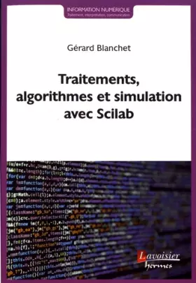 Couverture du produit · Traitements, algorithmes et simulation avec Scilab