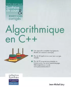 Couverture du produit · ALGORYTHMIQUE EN C++ SYNTHEX NOUVEAU PRIX