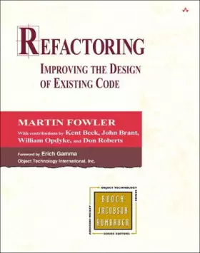 Couverture du produit · Refactoring: Improving the Design of Existing Code