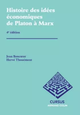 Couverture du produit · Histoire des idées économiques: De Platon à Marx