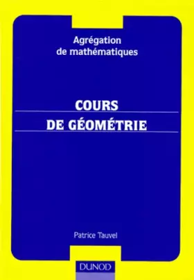 Couverture du produit · Agrégation de mathématiques: cours de géométrie