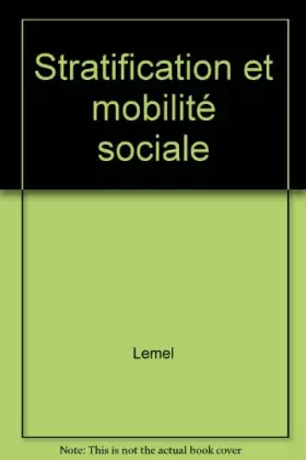 Couverture du produit · Stratification et mobilité sociale