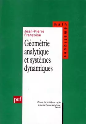 Couverture du produit · Géométrie analytique et systèmes dynamiques