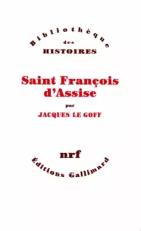 Couverture du produit · Saint François d'Assise