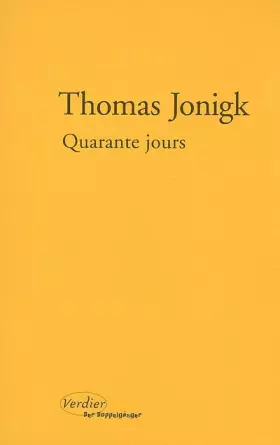 Couverture du produit · Quarante jours