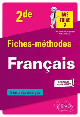 Couverture du produit · Français - Seconde nouveaux programmes