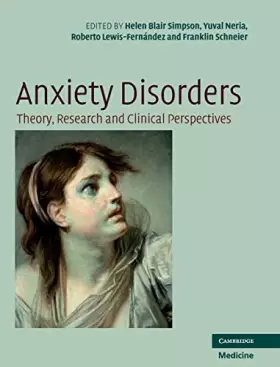 Couverture du produit · Anxiety Disorders: Theory, Research and Clinical Perspectives