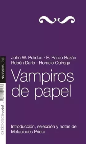 Couverture du produit · Vampiros de papel/ Paper Vampires